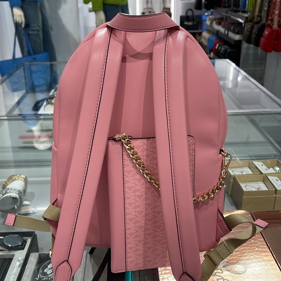 MICHAEL KORS 
Maisie Medium Pebbled Leather 2-in-1 Backpack
Carnation 
NWT - Picture 11 of 16